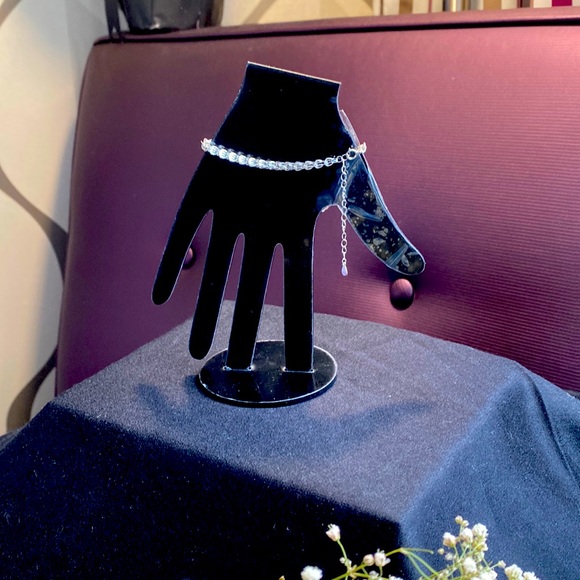 925 Sterling Silver Phoenix Tail Bracelet - Picture 3 of 6